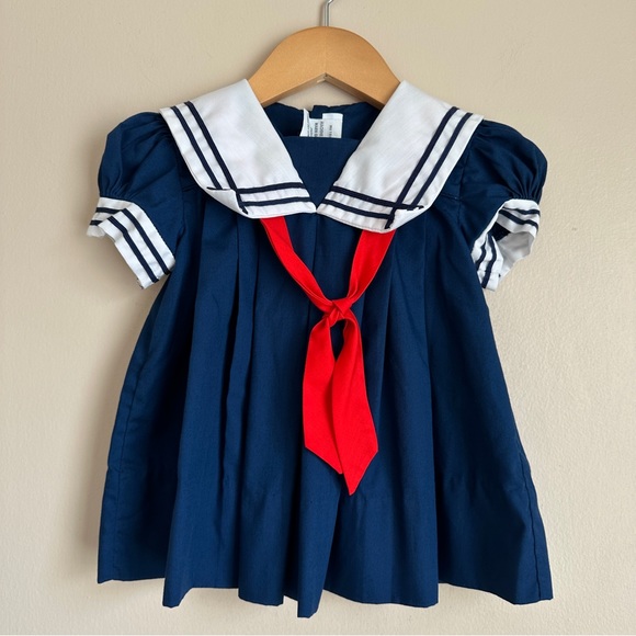 C. I. Castro & Co. Other - Vintage C. I. Castro & Co. 80s navy sailor dress Size 18 Months